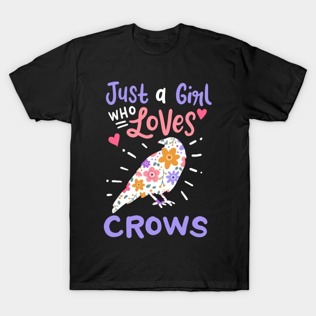 Crows Bird Crow Lover T-Shirt by KAWAIITEE